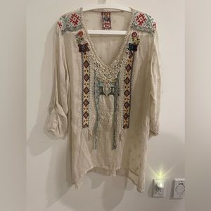 JOHNNY WAS Flowy blouse | XL
